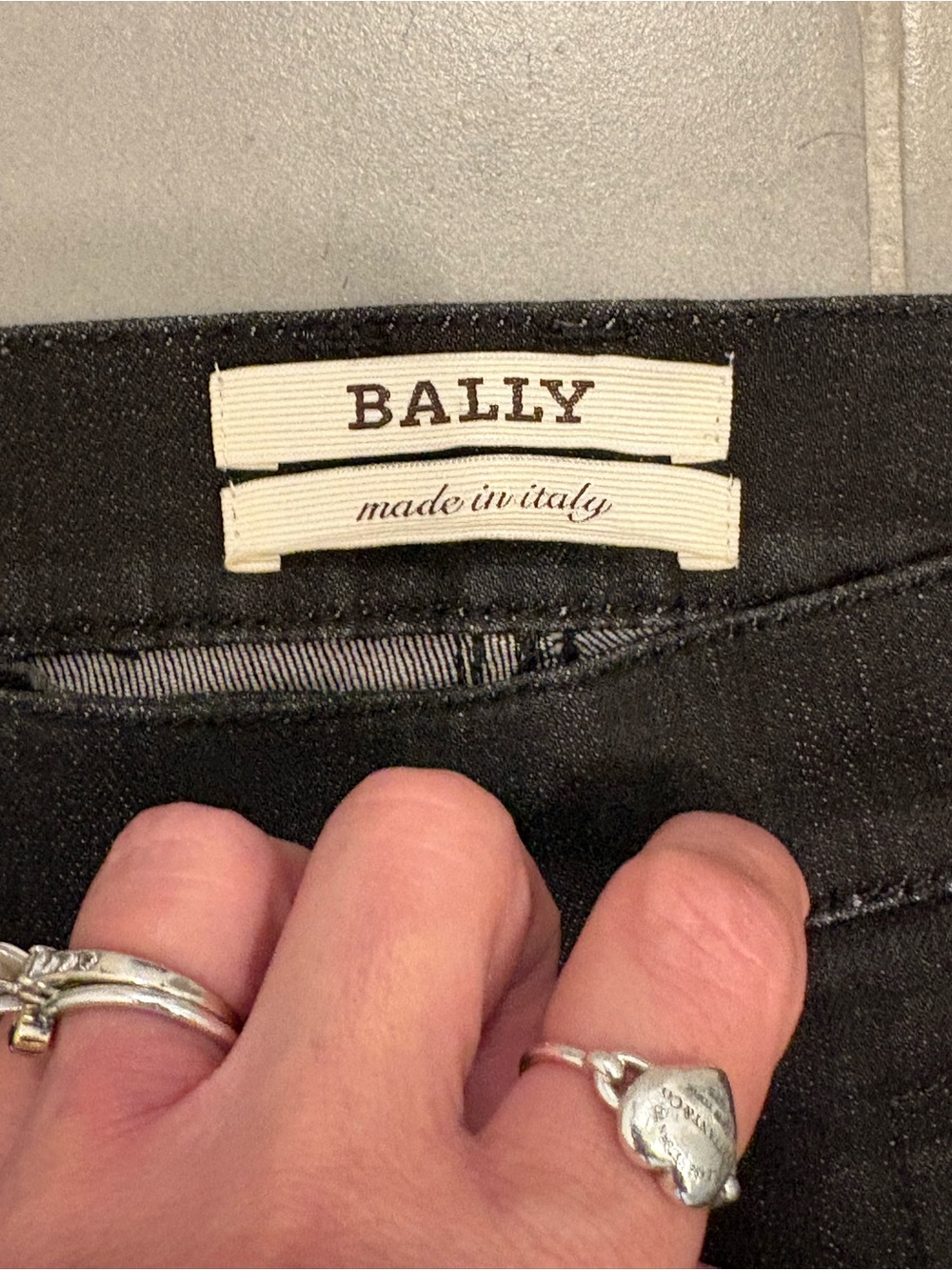 Bally SUPER RARE Moto Jeans